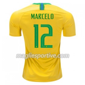 Completo Calcio Brasile Marcelo 12 Divisa Prima Mondiali 2018